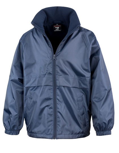 Result Core Youth Microfleece Lined Jacket Navy