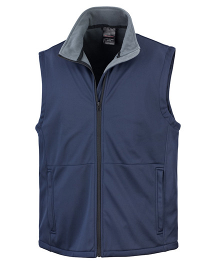 Result Core Soft Shell Bodywarmer Navy