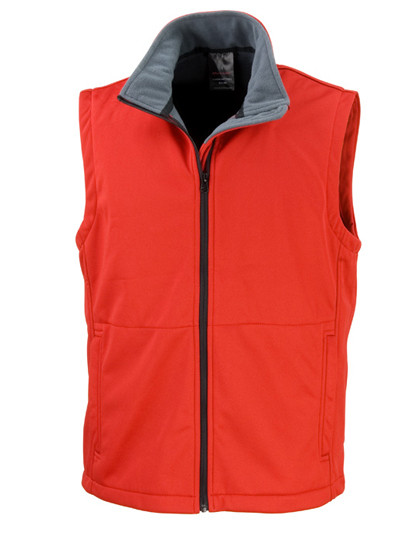 Result Core Soft Shell Bodywarmer Red