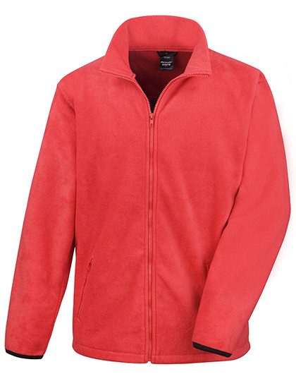 Result Core Mens Norse Outdoor Fleece Jacket Flame Red