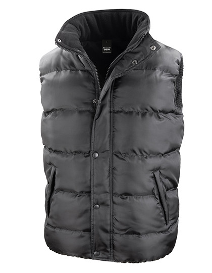 Result Core Nova Lux Hooded Gilet Black