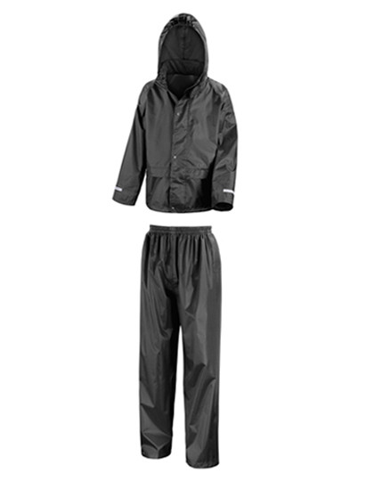 Result Core Junior Rain Suit Black