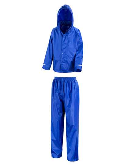 Result Core Junior Rain Suit Royal