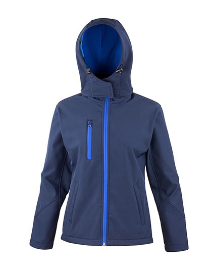 Result Core Women´s TX Performance Hooded Soft Shell Jacket Navy