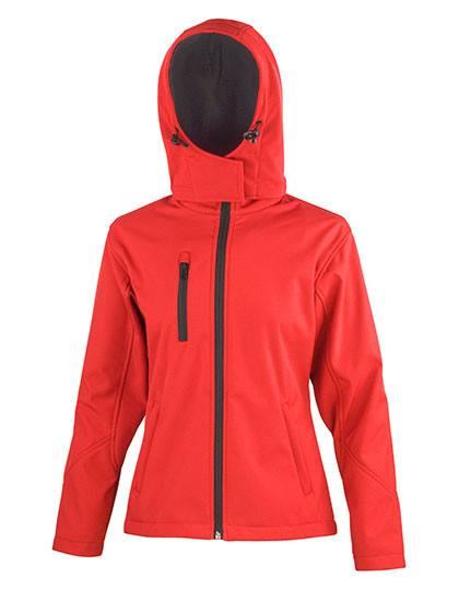 Result Core Women´s TX Performance Hooded Soft Shell Jacket Red