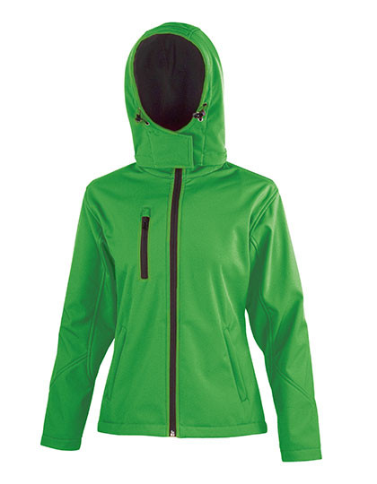 Result Core Women´s TX Performance Hooded Soft Shell Jacket Vivid Green