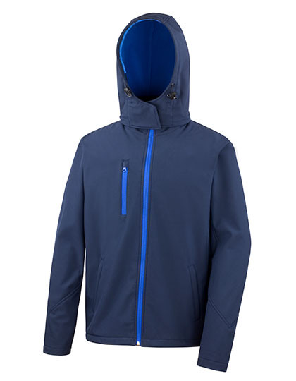 Result Core Men´s TX Performance Hooded Soft Jacket Navy