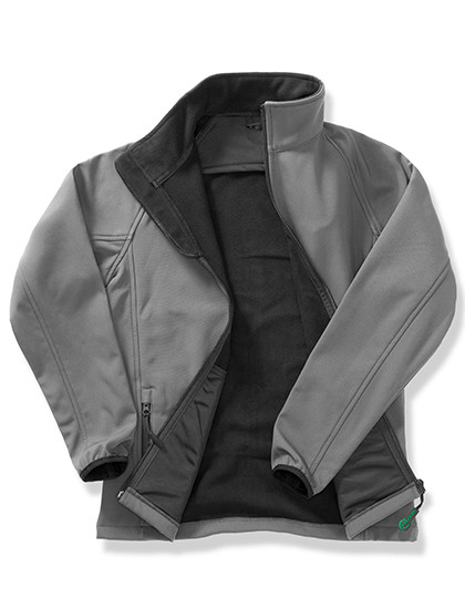 Result Genuine Recycled Women´s Printable Softshell Jacket with Recycled Fleece Inner Charcoal