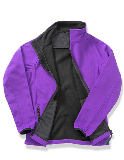 Result Genuine Recycled Women´s Printable Softshell Jacket with Recycled Fleece Inner Purple