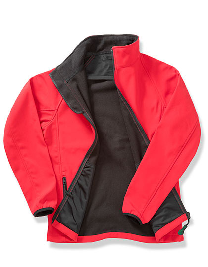 Result Genuine Recycled Men's Printable Softshell Jacket with Recycled Fleece Inner Red