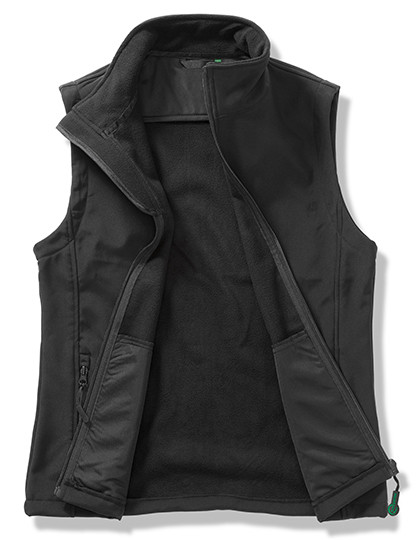 Result Core Printable Soft Shell Bodywarmer Black