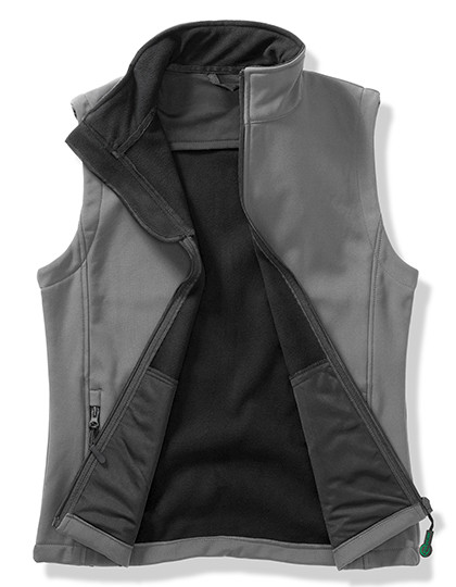Result Core Printable Soft Shell Bodywarmer Charcoal