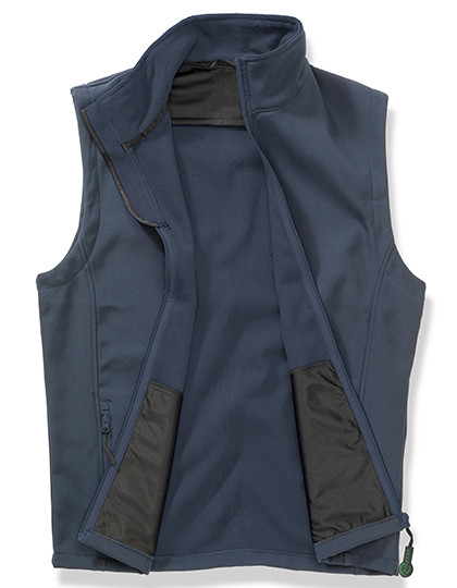 Result Core Printable Soft Shell Bodywarmer Navy