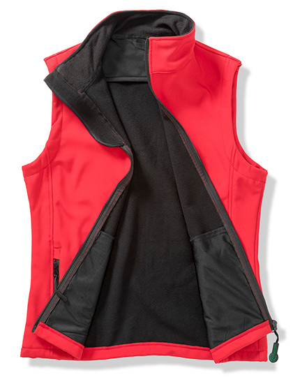 Result Core Printable Soft Shell Bodywarmer Red