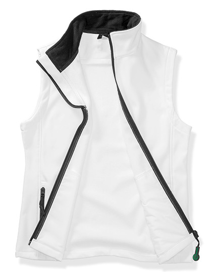 Result Core Printable Soft Shell Bodywarmer White