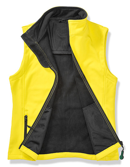 Result Core Printable Soft Shell Bodywarmer Yellow