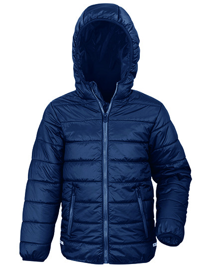 Result Core Youth Soft Padded Jacket Navy