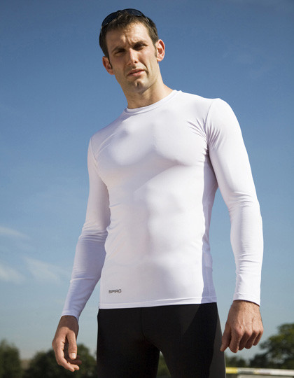 SPIRO Compression Bodyfit Long Sleeve Base Layer