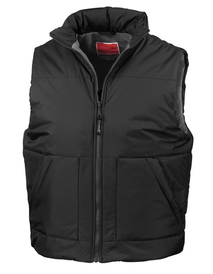 Result Fleeced Lined Bodywarmer Black