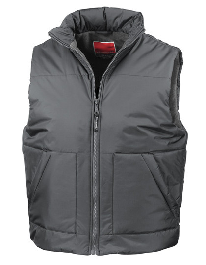 Result Fleeced Lined Bodywarmer Dark Grey