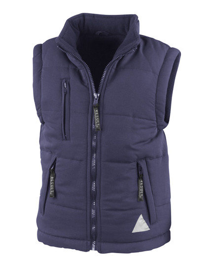 Result Junior Ultra Padded Bodywarmer Navy