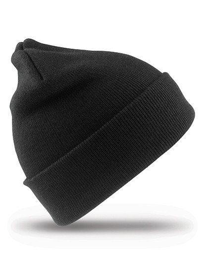 Result Genuine Recycled Recycled Woolly Ski Hat Black