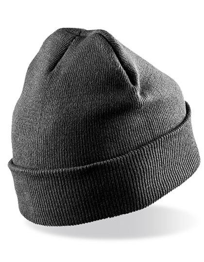 Result Genuine Recycled Recycled Woolly Ski Hat Charcoal