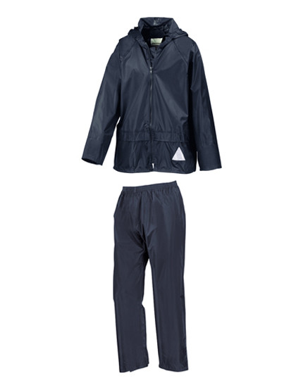 Result Junior Waterproof Jacket & Trouser Set Navy