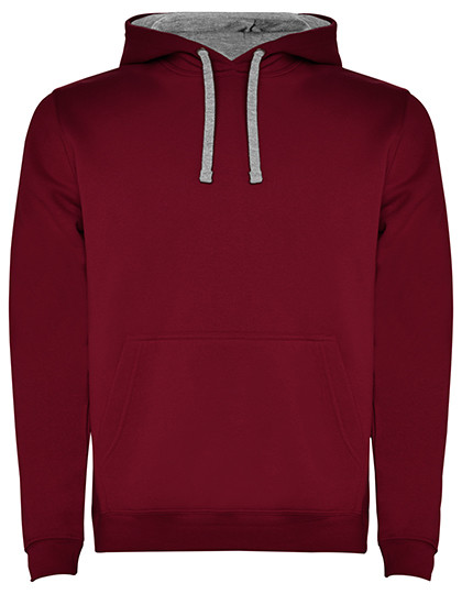 Roly Men´s Urban Hooded Sweatshirt Garnet Red 57