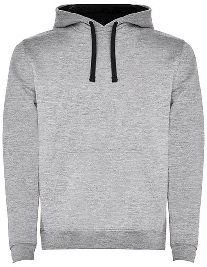 Roly Men´s Urban Hooded Sweatshirt Heather Grey 58
