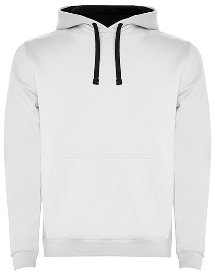 Roly Men´s Urban Hooded Sweatshirt White 01