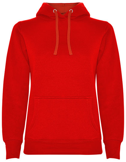 Roly Women´s Urban Hooded Sweatshirt Red 60