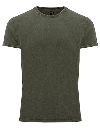 Roly Men´s Husky T-Shirt Dark Green Brown 38