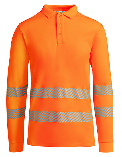 Roly Workwear Poloshirt Atrio Longsleeve Fluor Orange 223