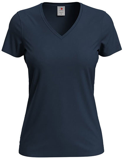 Stedman® Classic-T V-Neck Women Blue Midnight