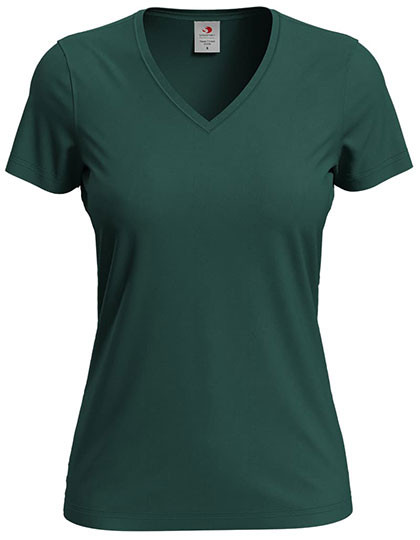 Stedman® Classic-T V-Neck Women Bottle Green