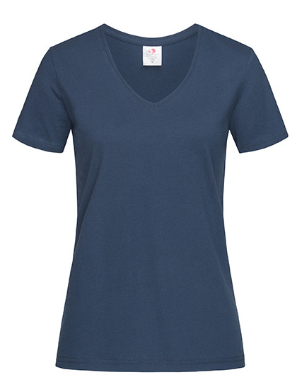 Stedman® Classic-T V-Neck Women Navy Blue