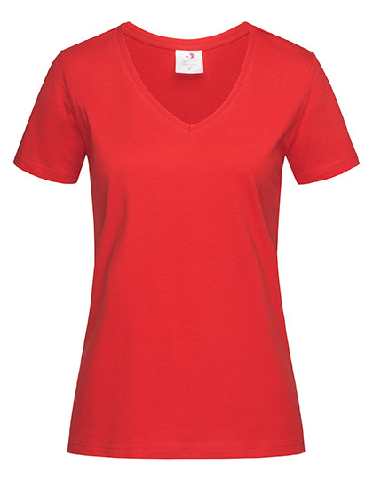 Stedman® Classic-T V-Neck Women Scarlet Red