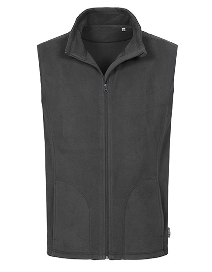 Stedman® Fleece Vest Grey Steel (Solid)