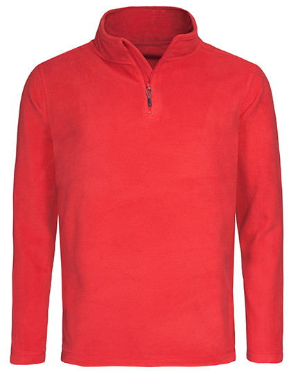 Stedman® Fleece Half-Zip Scarlet Red