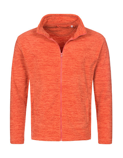 Stedman® Melange Fleece Jacket Pumpkin Melange