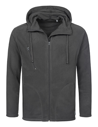 Stedman® Hooded Fleece Jacket Grey Steel (Solid)