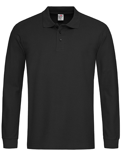 Stedman® Classic Polo Long Sleeve Black Opal