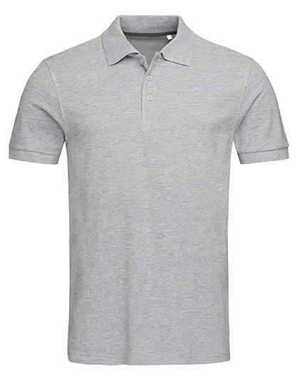 Stedman® Lux Polo Men Grey Heather