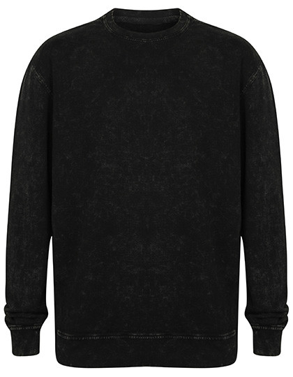 SF Men Unisex Washed Tour Sweat Washed Black