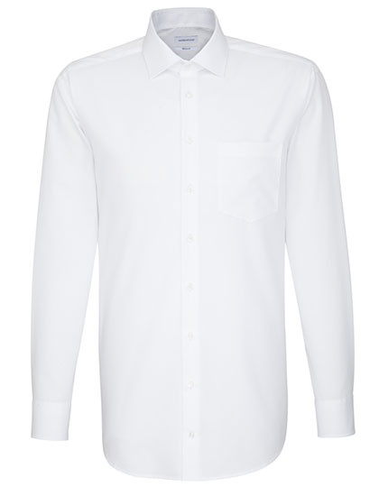 Seidensticker Men´s Shirt Regular Fit Long Sleeve White
