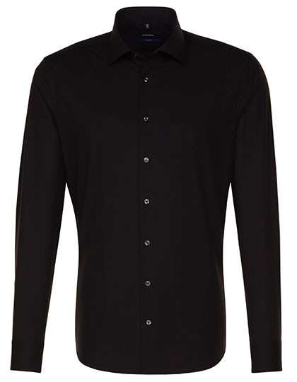 Seidensticker Men´s Shirt Shaped Fit Long Sleeve Black