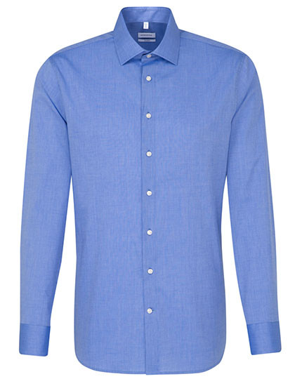 Seidensticker Men´s Shirt Shaped Fit Long Sleeve Mid Blue