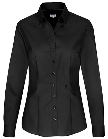 Seidensticker Women´s Blouse Slim Fit Long Sleeve Black