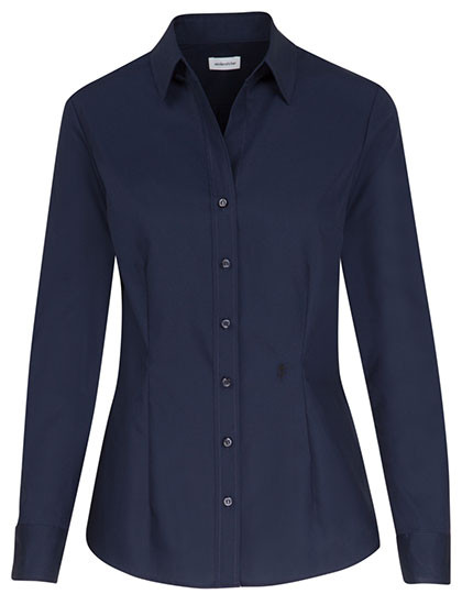 Seidensticker Women´s Blouse Slim Fit Long Sleeve Dark Blue